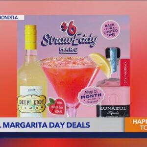 Here’s where Californians can get discounted margaritas for National Margarita Day