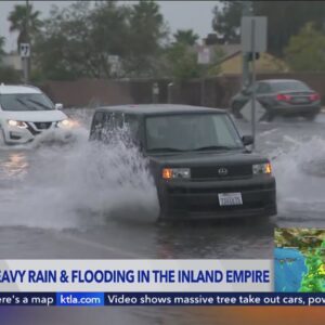 Heavy rain, flooding inundating Inland Empire as powerful storm hovers over SoCal