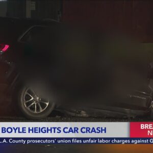 3 dead in solo-vehicle collision on 5 Freeway in Boyle Heights 