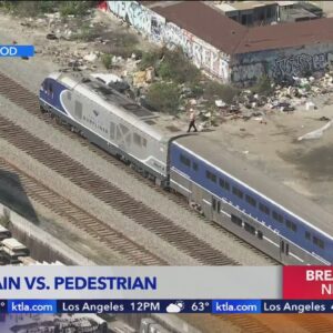 Amtrak train strikes, kills man in North Hollywood 