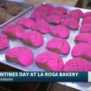 Bella Rosa bakery on Valentine's day