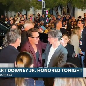 ROBERT DOWNEY JR. HAILED AT THE SANTA BARBARA INTERNATIONAL FILM FESTIVAL