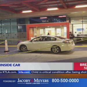 Child shot inside a car in Santa Ana