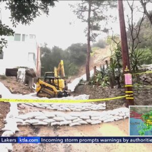 Foothill, canyon residents advised to be wary of increased mudslide risks with latest storm