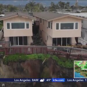 Dozens displaced after cliffside collapses in Santa Barbara County