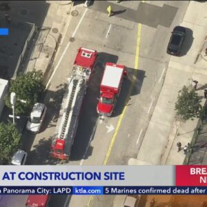 DTLA construction collapse seriously injures worker