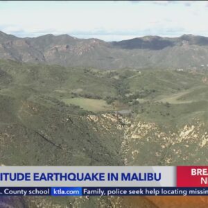Earthquake shakes Los Angeles; 4.6 magnitude quake centered in Malibu