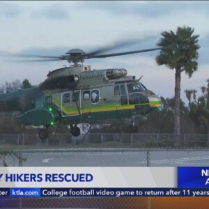 Group of hikers airlifted off Mt. Baldy