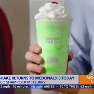 The McDonald's Shamrock Shake is back: What you never knew about the green-tinged treat