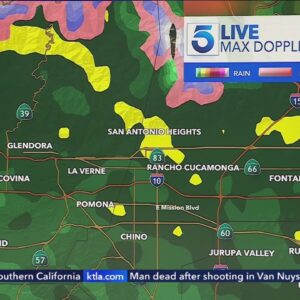 Heavy rainfall expected to continue in Southern California