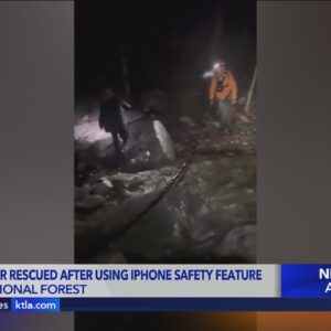 Hiker rescued using iPhone safety feature