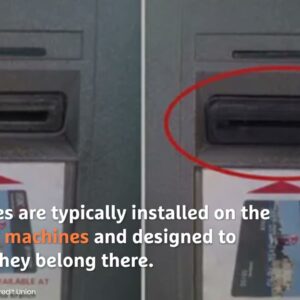 How to spot an ATM skimmer