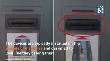 How to spot an ATM skimmer