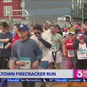 L.A. Chinatown Firecracker run kicks off for its 46th year