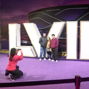 Super Bowl LVIII: Football fans getting into the action at Super Bowl Experience
