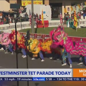 Lunar New Year celebrations underway in Southern California 