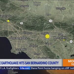 Magnitude 3.8 earthquake rattles San Bernardino County
