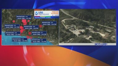 Magnitude 4.6 earthquake hits Southern California (Sky5 live)