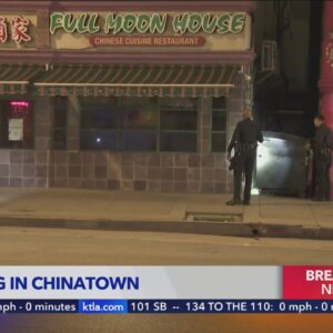 Man in critical condition after shooting in Chinatown
