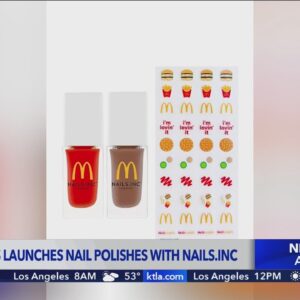 McDonald's and Nails INC. unveil new nail collection