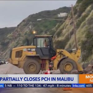 Mudslide closes another portion of PCH in Malibu
