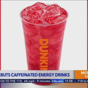 Dunkin unveils its new caffeinated energy drinks lineup months after Panera’s Charged Lemonade contr