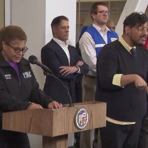 News conference: Mayor Bass updates storm readiness