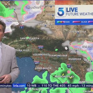 O.C., Inland Empire areas look for lingering showers