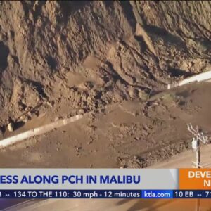 Pacific Coast Highway still closed in Malibu after mudslide