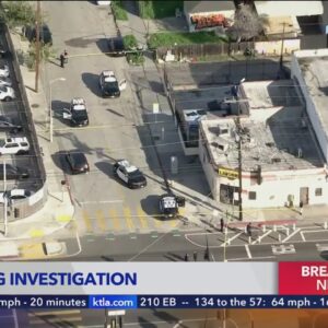 Police investigate 2 shootings within 3 blocks in Watts