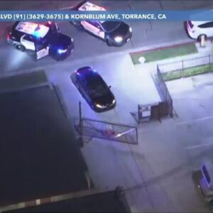 Police pursue burglary suspect in L.A. County