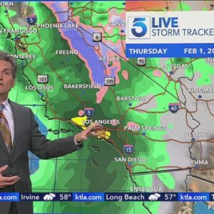 Powerful storm moves into Southern California