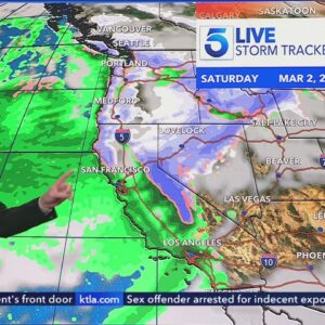 'Powerful storm' to bring weekend rain to Southern California