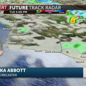 Rain continues through Wednesday morning, then conditions dry out