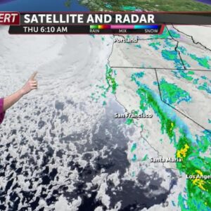 Atmospheric river #1 departs Thursday, tracking a high impact storm this weekend