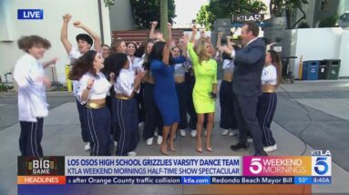 Los Osos High School dancers perform Usher tribute for KTLA 8:38 Halftime Show