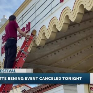 SBIFF ANNETTE BENING CANCELLATION 6PM SHOW