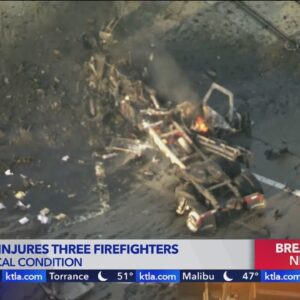 Several firefighters injured after vehicle explodes in Wilmington
