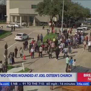 Shooting suspect dead, 2 wounded at Joel Osteen's church in Houston