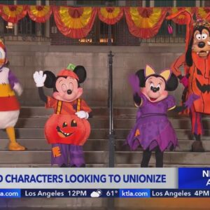 Disneyland characters and parade cast members announce plans to unionize