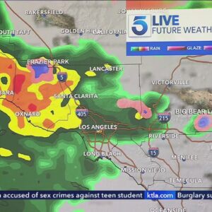 Strong atmospheric river storm hits Southern California