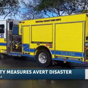 VENTURA COUNTY FIRE BEGINS STORM RECOVERY