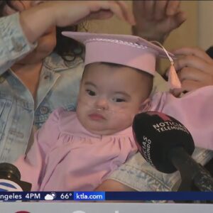 'Baby graduation' Class of 2024: Smallest baby ever born at Cedars-Sinai finally goes home after 10