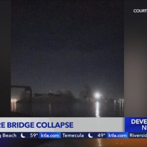 6 presumed dead after cargo ship topples bridge in Baltimore