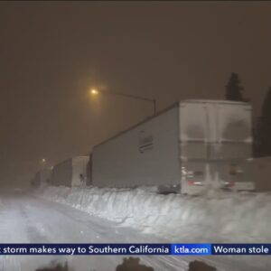 Life-threatening blizzard conditions in Sierra Nevada leave drivers stranded in feet of snow 