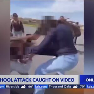 Attack at SoCal middle school caught on camera