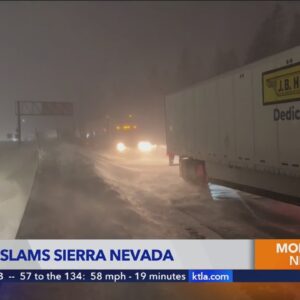 Blizzard slams Sierra Nevada