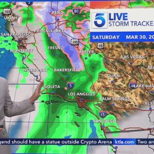 Brewing storm likely to ruin another SoCal weekend