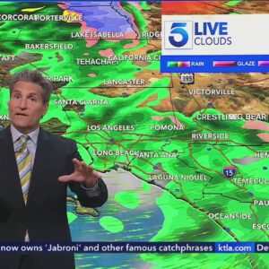 Cold weekend storm moving into Southern California