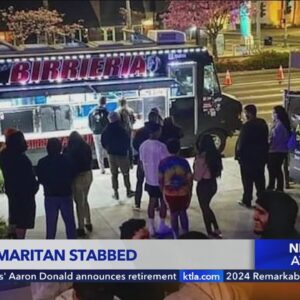 SoCal food truck owner stabbed while confronting thief who robbed elderly woman